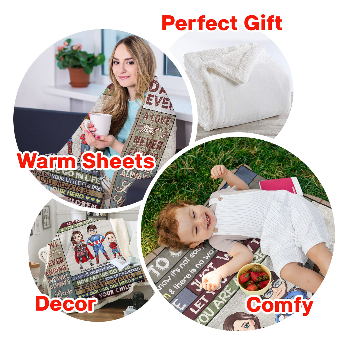 You Will Always Be My Loving Dad - Personalized Blanket - Gift For Father, Dad, Father's Day