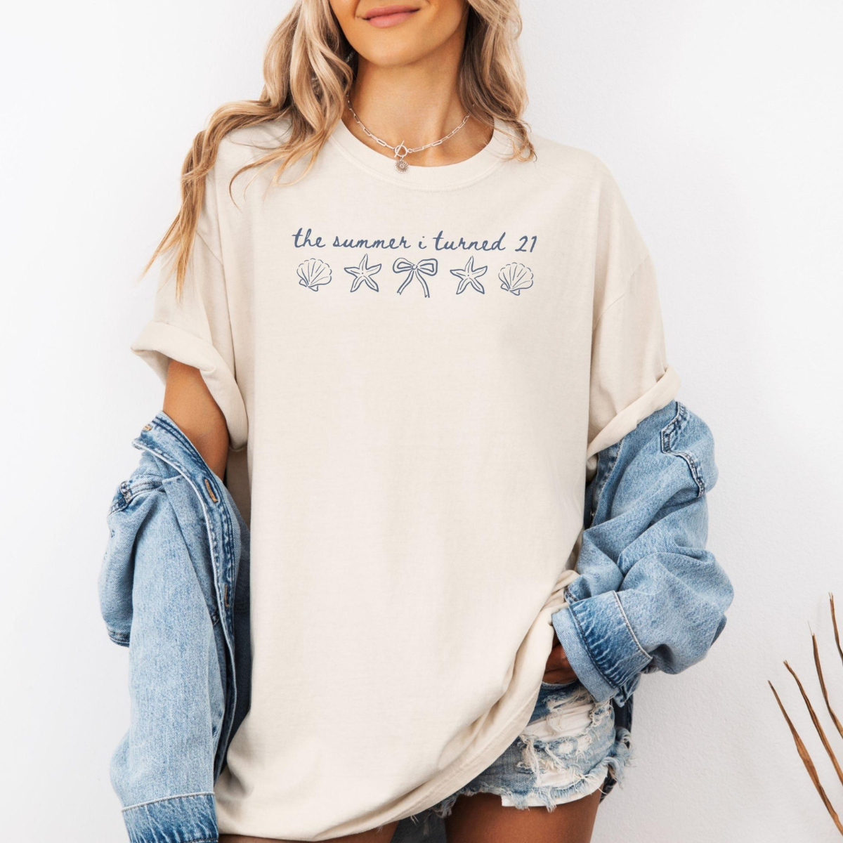 21st Birthday Shirt, The Summer I Turned 21 Shirt, 21st Birthday Gifts for Her, Beach Birthday Shirt