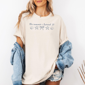 21st Birthday Shirt, The Summer I Turned 21 Shirt, 21st Birthday Gifts for Her, Beach Birthday Shirt