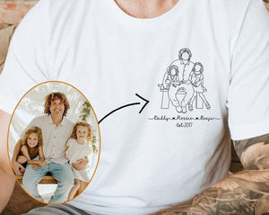 Custom Portrait From Photo Shirt, Outline Picture Shirt, Custom Portrait Shirt, Hand Drawn Line Art Shirt, Dad Shirt, Dad Birthday Gift 6_e2bf1f42-8105-4495-81c6-9759f8513847.jpg?v=1713320583