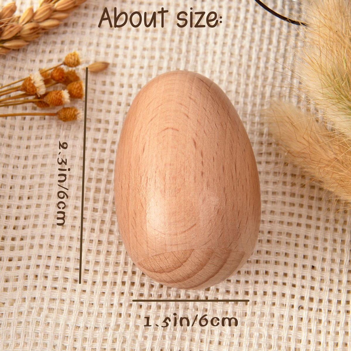 Personalized Wooden Easter Egg, Musical Wooden Easter Egg Shakers, Custom Easter Gift, Baby First Easter