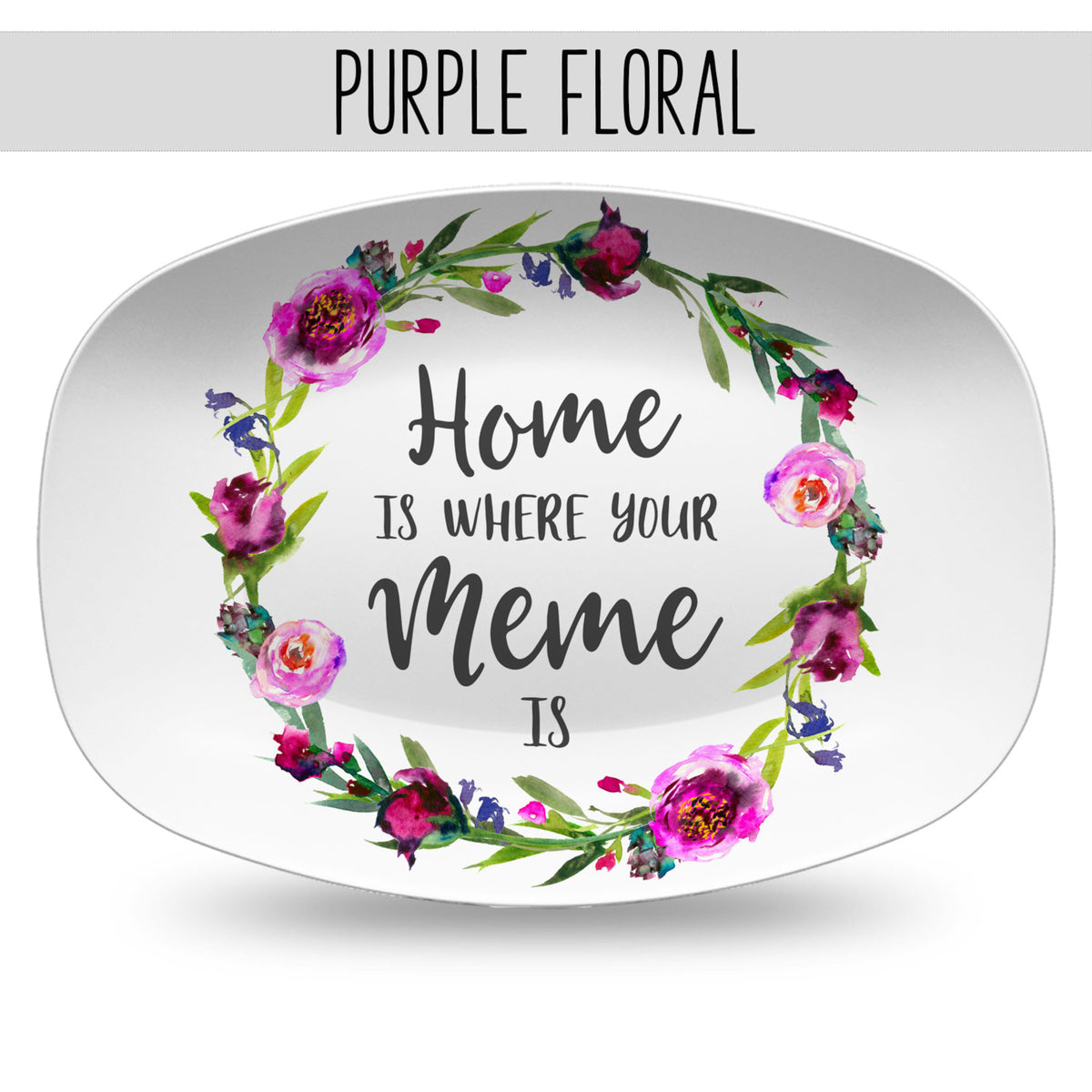 Home Is Where Your Mom Is, Mother's Day Personalized Platter, Custom Plate from Kids, Gift for Moms