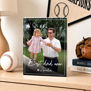 Personalized Dad Photo Building Blocks, Fathers Day Gift for Dad, Custom Photo Building Block, Bricks Puzzle Gift for Husband, New Dad Gift