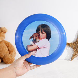Custom Photo Frisbee, Personalized Plastic Frisbee, Perfect Gift For Outdoor Sports Enthusiasts, Unique Custom Photo Frisbee
