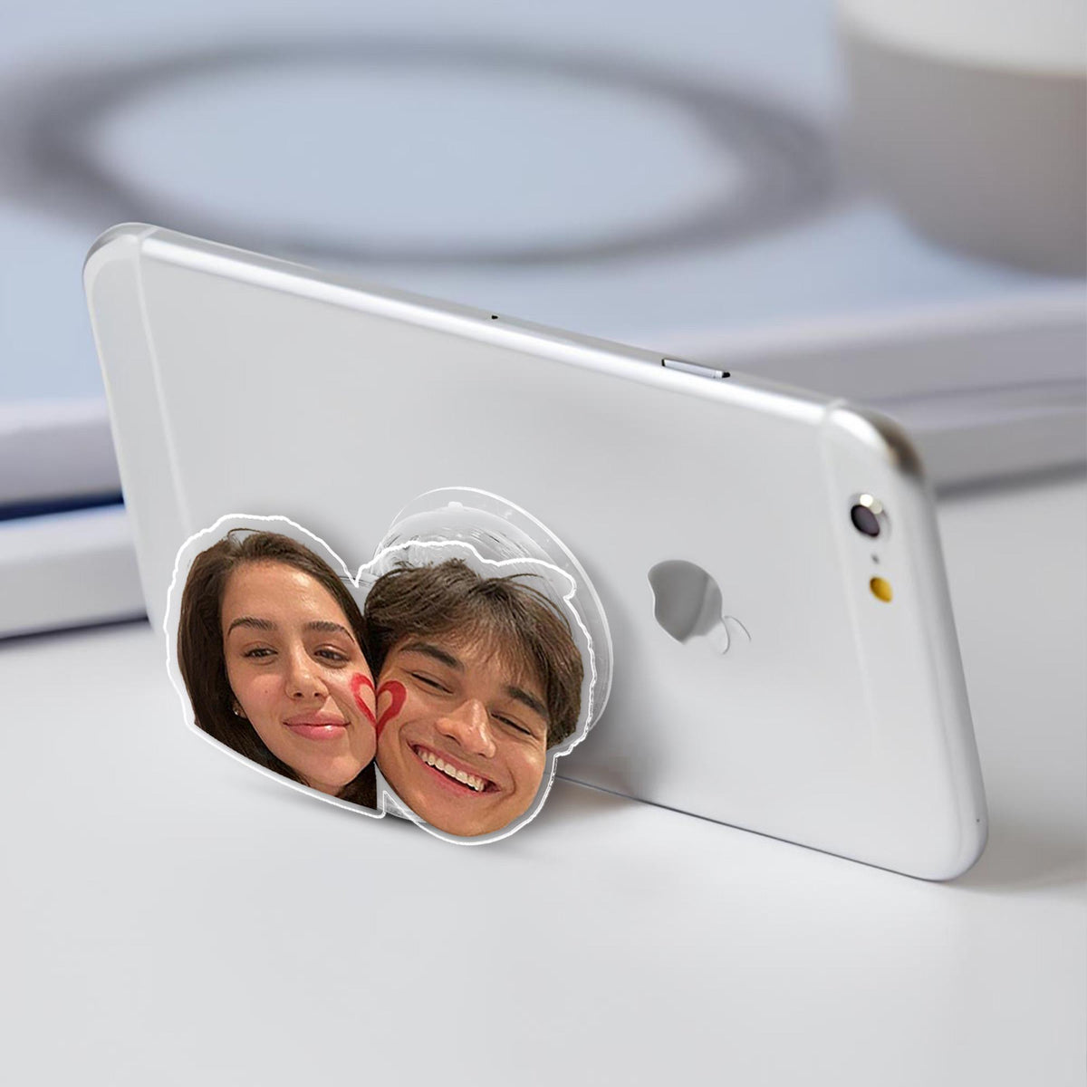 Personalized Gift For Him For Her, Custom Photo Phone Grip With Your Photo, Photo Phone Grip Couples Gift, Phone Holder Accessories