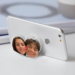 Personalized Gift For Him For Her, Custom Photo Phone Grip With Your Photo, Photo Phone Grip Couples Gift, Phone Holder Accessories