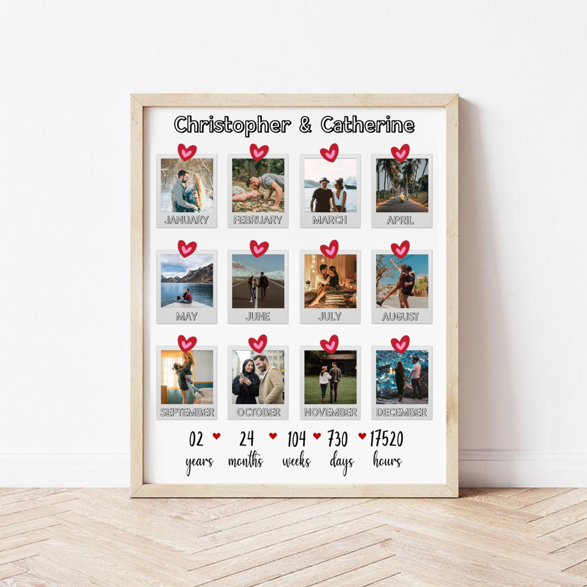 Second Anniversary Gifts, Second Wedding Anniversary, Second Year Wedding Anniversary Gift, 2nd Anniversary Gift, Dating Anniversary for Him