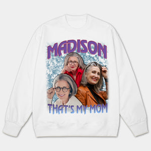 Custom photo 90's bootleg - Personalized photo sweatshirt