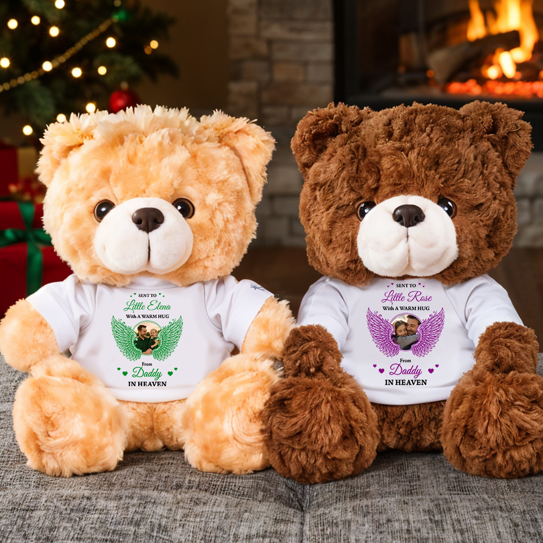 A Warm Hug Memorial - Personalized Memorial Teddy Bear