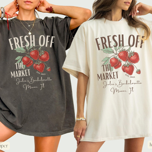 Fresh Off The Market Bachelorette Shirt, Summer Bachelorette Party Shirts, Shes Off the Market Shirts, Strawberry Bach Tee, Bach Party Tees