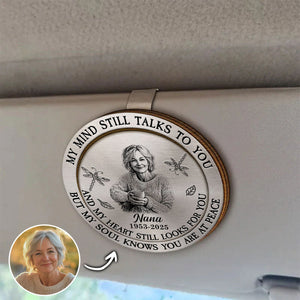 Custom Photo Pencil Sketch Memorial My Mind Still Talks To You - Personalized Custom Shaped Car Visor Clip 6_64b29cef-40d5-4fdc-b568-6de5f314e47f.jpg