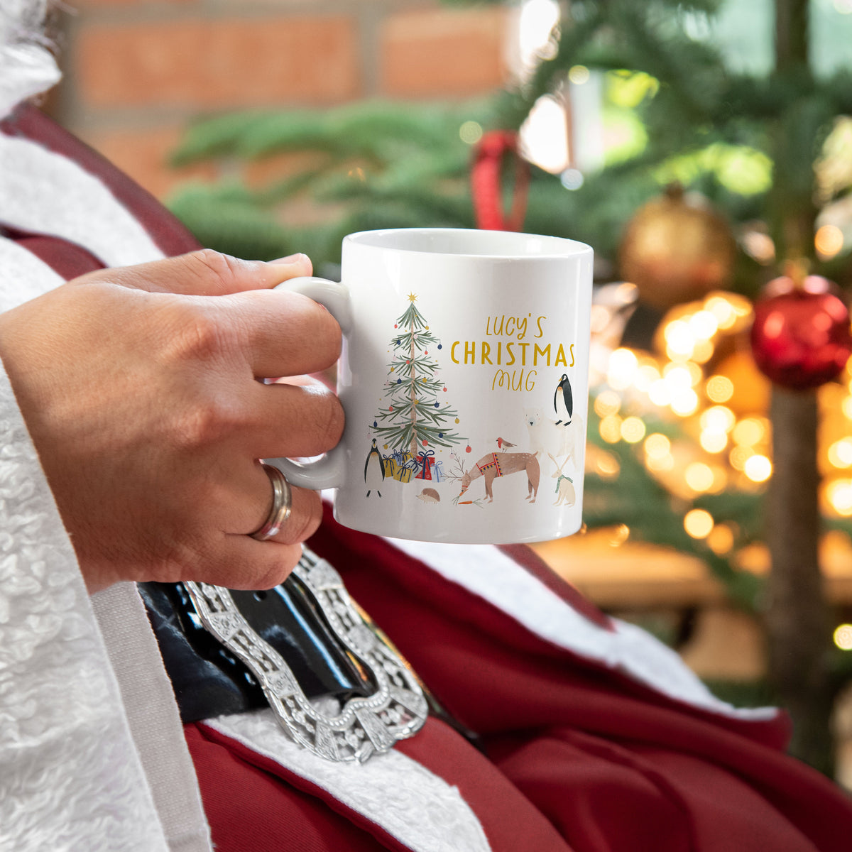 Christmas Mug Custom Name - Personalized Mug - Christmas Gift