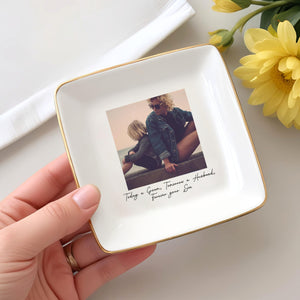 Bride Mom Gift for Mother of the Bride, Mother of the Bride Ring Dish Custom Photo Mom Gift from Bride, Gift Form Daughter Wedding Keepsake