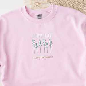 Redwood National Park Sweatshirt, Embroidered Sweater, Redwood Forest Shirt, National Park Sweater, Embroidered Redwoods Shirt