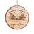 Custom Apartment Warming Gift, Our First Apartment Wooden Christmas Ornament, New Address Ornament, New Home Gift for Couples