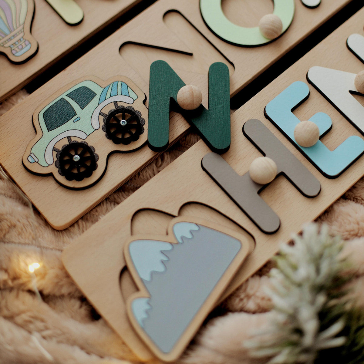 1st Birthday Gift Name Puzzle Baby 1st Easter Custom Baby Gift Personalized Puzzle for Kids First Birthday Gift Baby Boy Girl