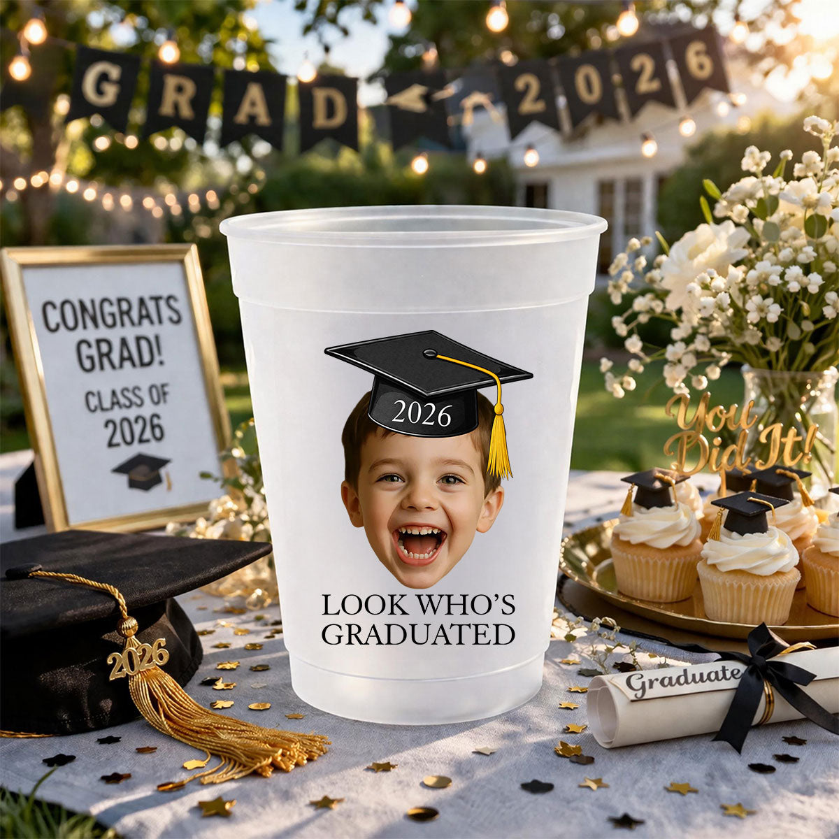 Look Who's Graduated - Personalized Cups