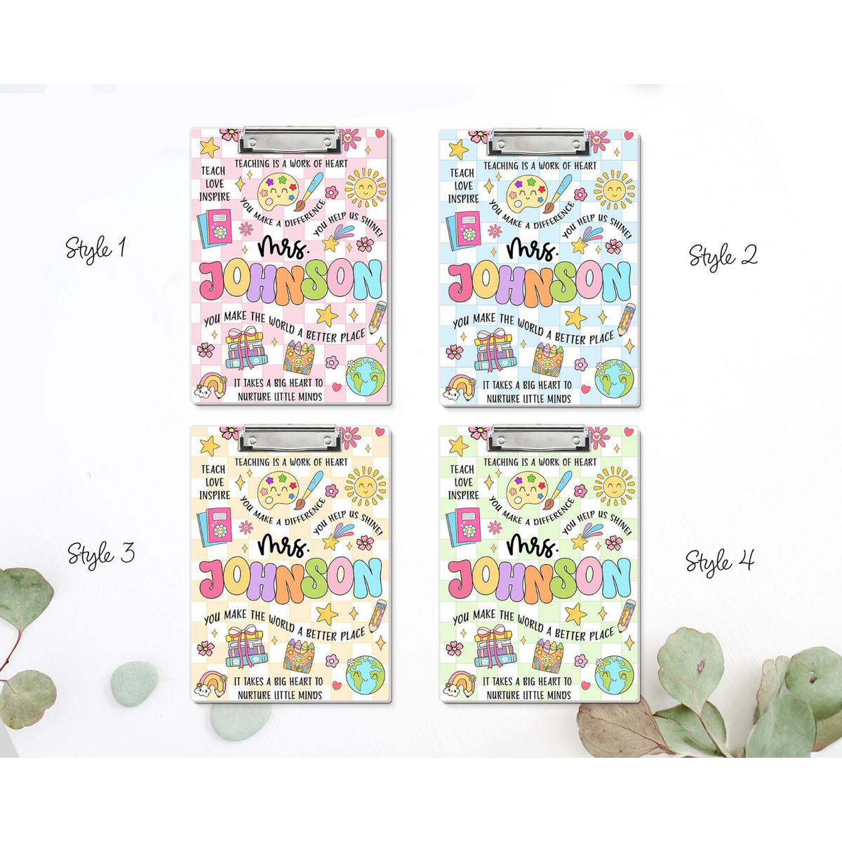 Custom Teacher Gifts, Personalized Teacher Clipboard, Teacher Appreciation Gift, Thank You Teacher Gift, Custom Clipboard with Teacher Name