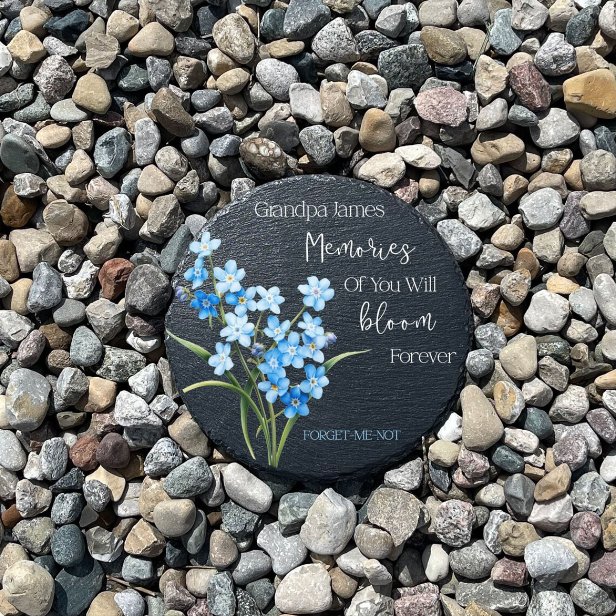 May the Winds of Heaven Blow Softly, Sympathy Gift, Slate Grave Marker, Keepsake, Remembrance, Bereavement Gift, Loss of a Loved One