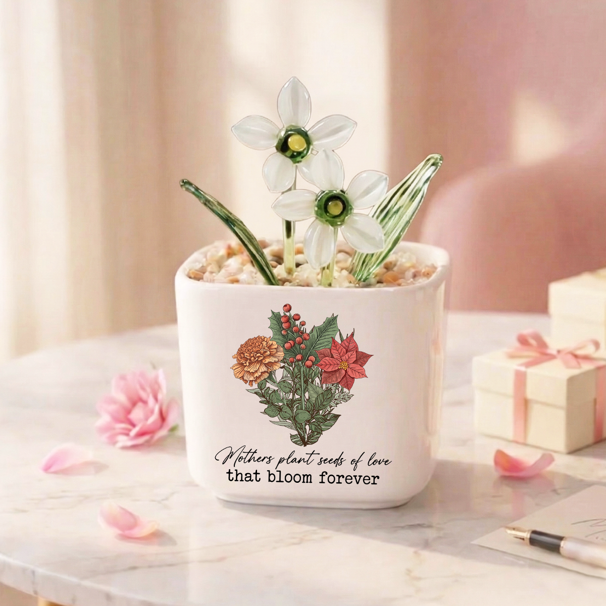 Seed Of Love - Personalized Glass Everlasting Flowers