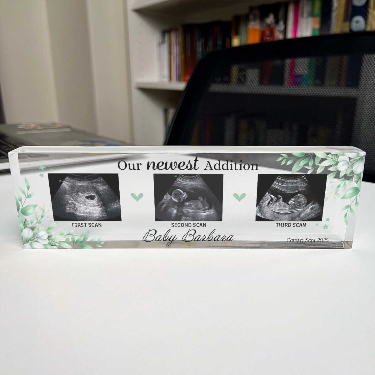 Our Newest Addition - Personalized Name Plate - Gift For New Mom Dad, Mother's Day Gift