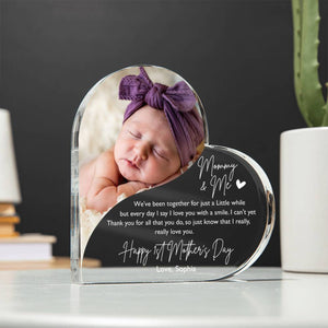 Happy 1st Mother's Day - Personalized Acrylic Plaque - Gift For New Mom