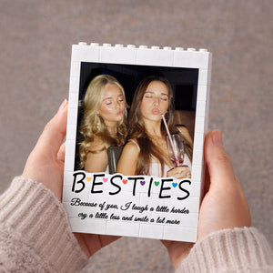 Custom Best Friend Photo Building Block, Personalized Bestie Picture Puzzle, Birthday Gift for Best Friend, Bestie Keepsake, Friendship Gift
