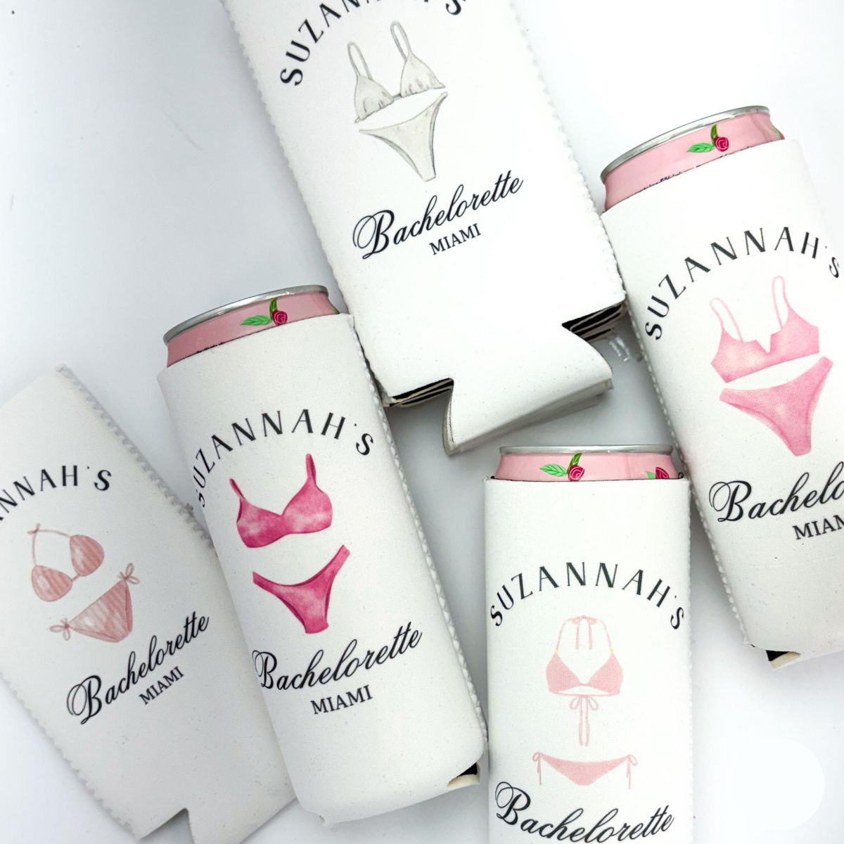 Personalized Coastal Bachelorette Can Cooler, Custom Can Cooler, Beach Bachelorette Party, Lake Life, Palm Springs, Custom Party Favors
