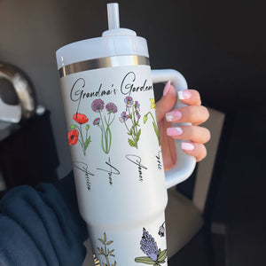 Grandma's Garden Birth Month Flower - Personalized Tumbler - Gift For Mother 6_b902cd78-29f0-4933-b209-5618d10060f6.jpg?v=1714719436