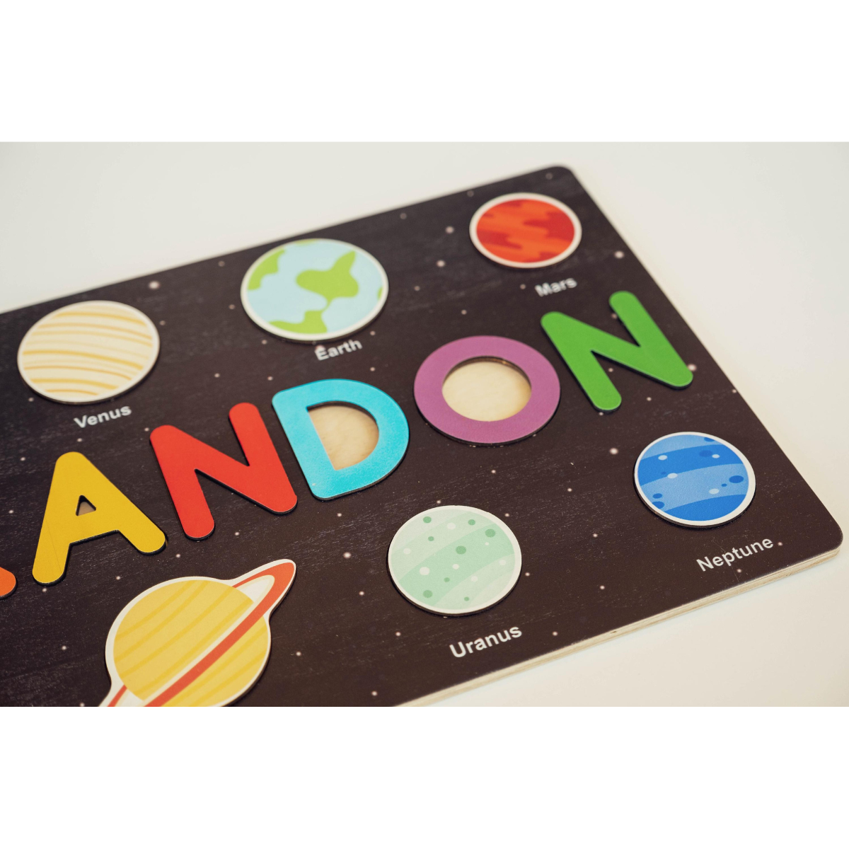 Solar System Wooden name puzzle, Baby Name Puzzle, 1st Birthday Gift For Kids, Baby Shower Gift, Nursery Decor, Easter Gift for kids