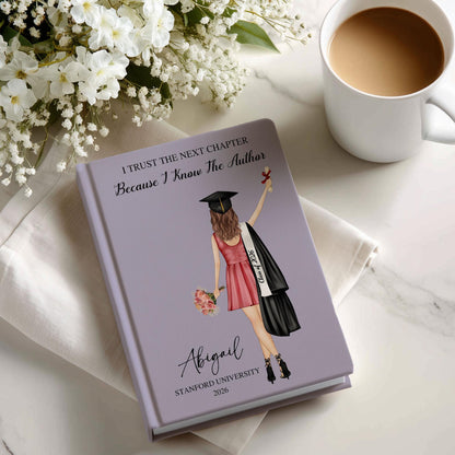 Personalized Girls Graduation Hardcover Journal Matte: Class Of 2026 Gift, Graduation 2026 Gift For Daughter