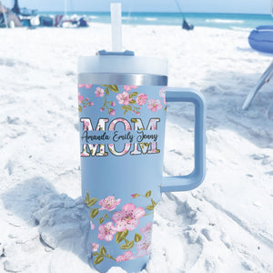 Floral Mom With Kids Name - Personalized Tumbler - Gift For Mother 6_071c9118-a8ac-420e-81d2-5678fbef91f4.jpg?v=1713941631