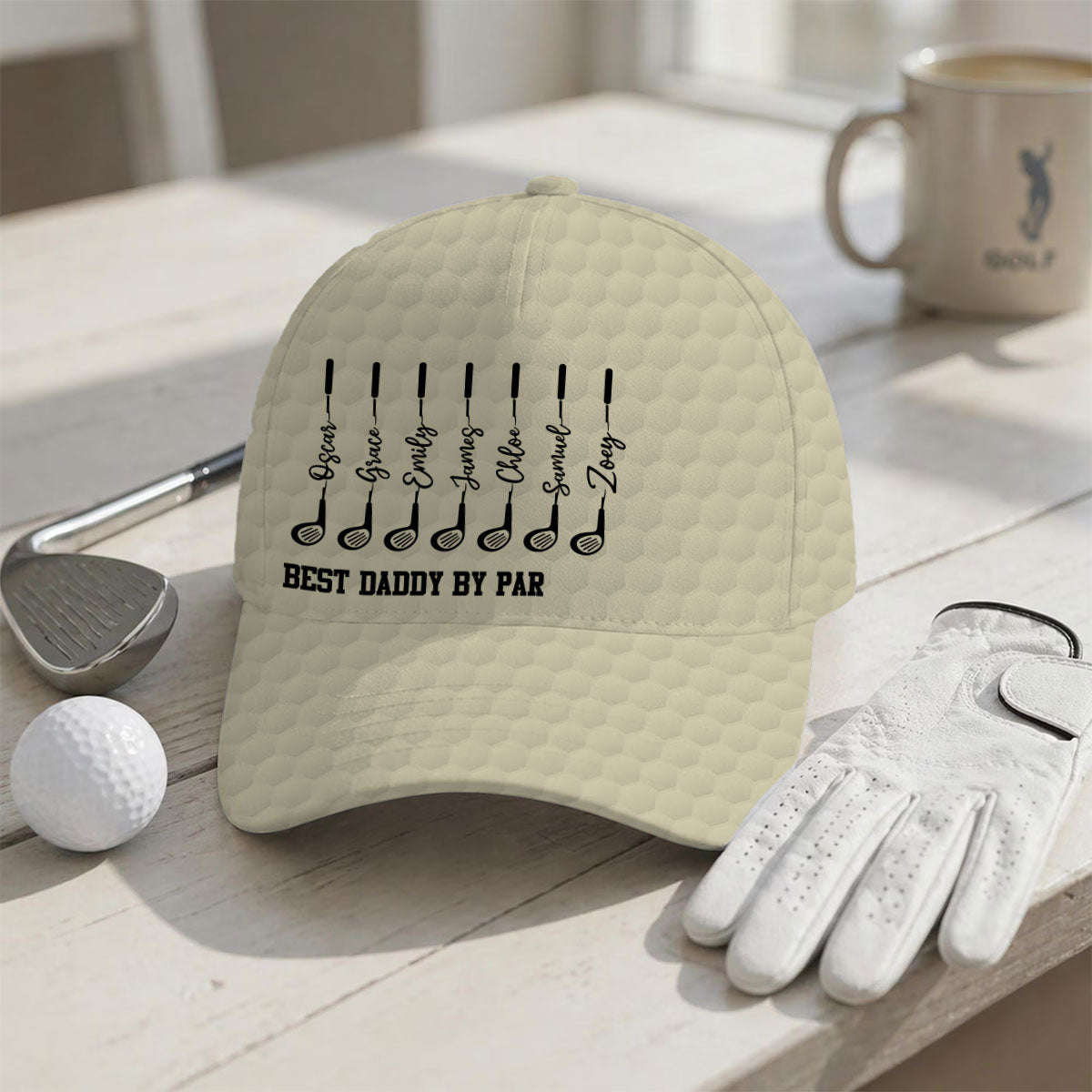 Best Dad Grandpa By Cap - Personalized Cap