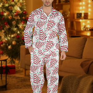 Little Christmas Tree Cake Pajamas Set, Christmas Gift For Family