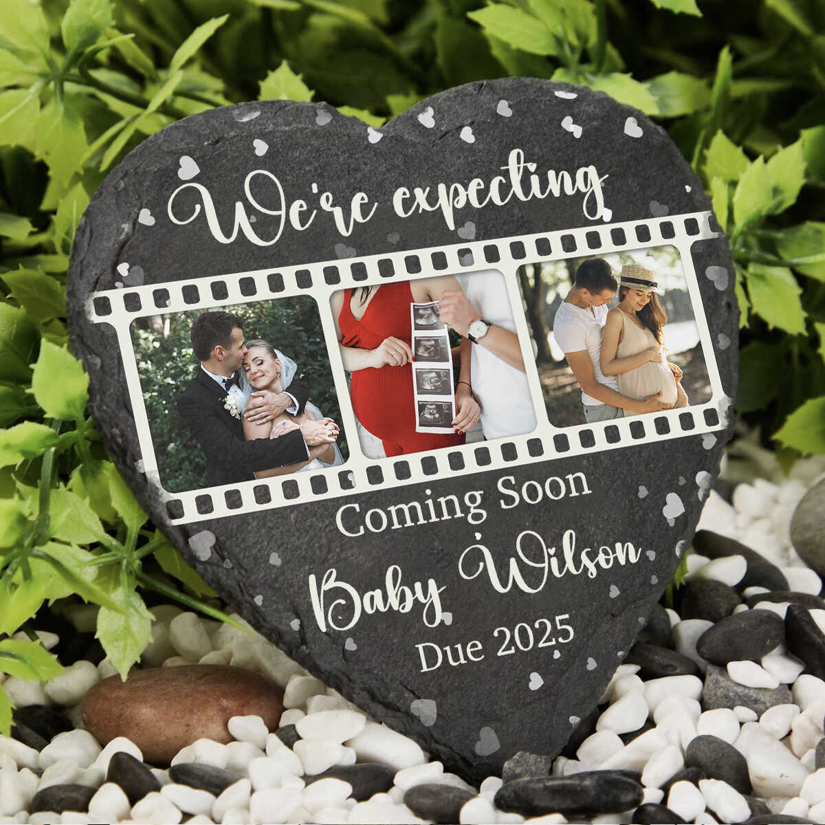 We're Expecting For A Baby - Personalized Garden Stone - Gift For New Mom, Mother's Day Gift