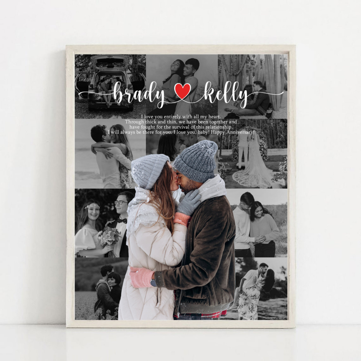 First Anniversary Canvas Wall Art Decor, Best First Anniversary Gifts, First Anniversary, Dating Anniversary, One Year Anniversary Gift