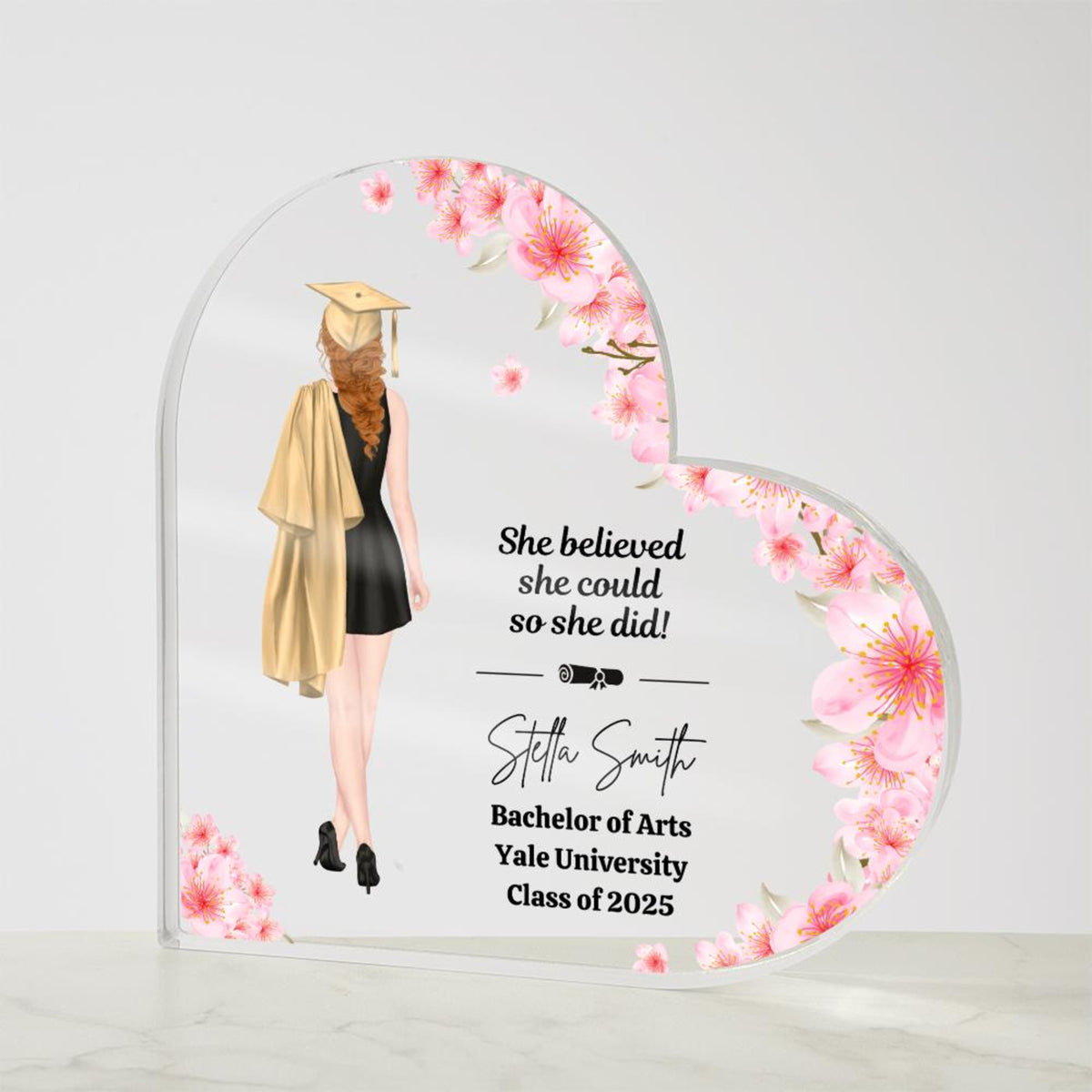 Personalized Graduation Gift for Daughter, Grad Gifts for Her, High school, College Graduation, Masters Degree