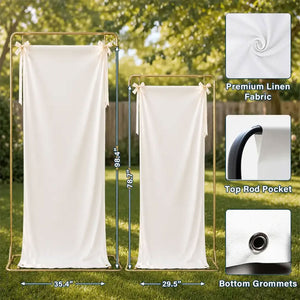 Minimalist Welcome To The Wedding Of Us - Personalized Vertical Banner