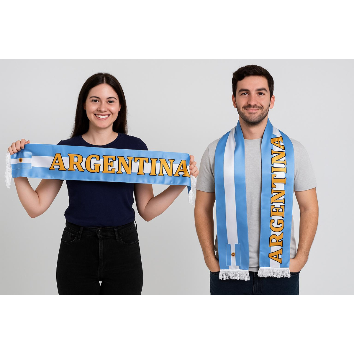 Soccer Fan Scarf, Soccer Team Supporter Scarf, Patriotic Game Day Accessory, Stadium Wear, World Cup Fan Gift