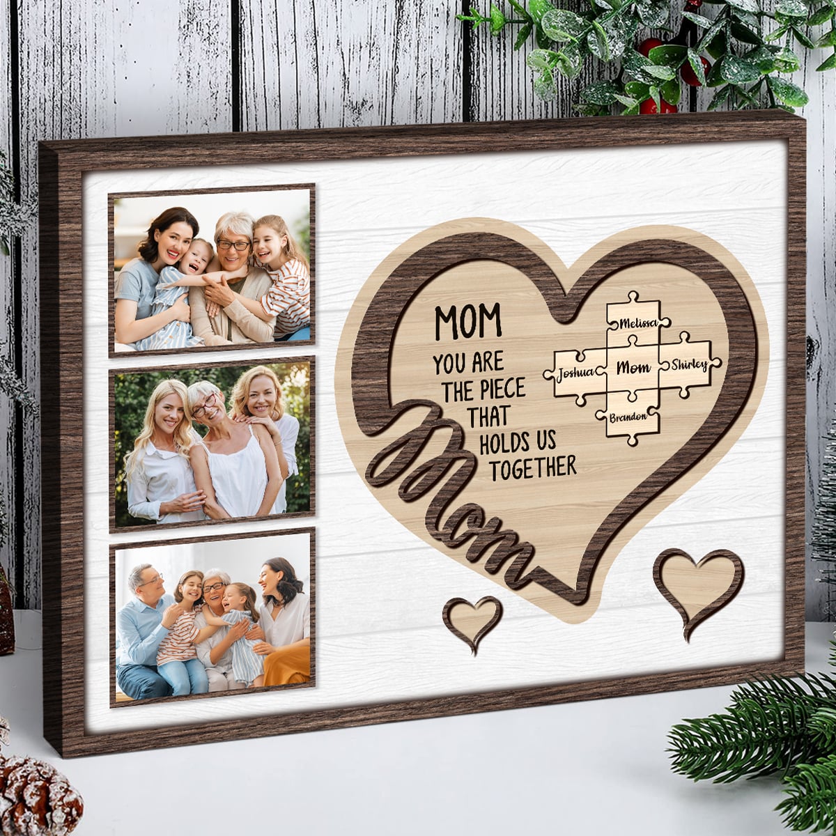 Mom You Hold Us Together Custom Photo - Personalized Canvas - Gift For Mom, Mother's Day, Birthday Gift