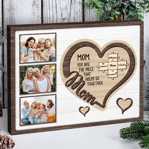 Mom You Hold Us Together Custom Photo - Personalized Canvas - Gift For Mom, Mother's Day, Birthday Gift