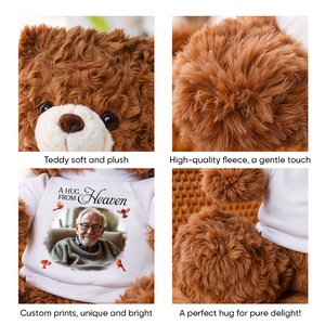 Memorial Cardinal Your Wings Were Ready Teddy Bear - Memorial Gift - Personalized Plush Bear
