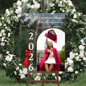 Congrats 2026 Acrylic Personalized Acrylic Welcome Sign