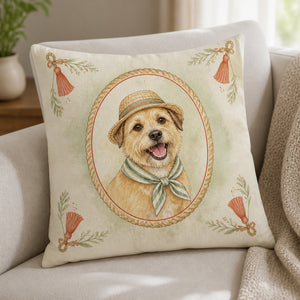 Custom Pet Portrait Watercolor Pillow – Oval Cameo Border - Personalized Pillow 6a0a6da6-e251-4327-b686-64b2d0f57f81.jpg