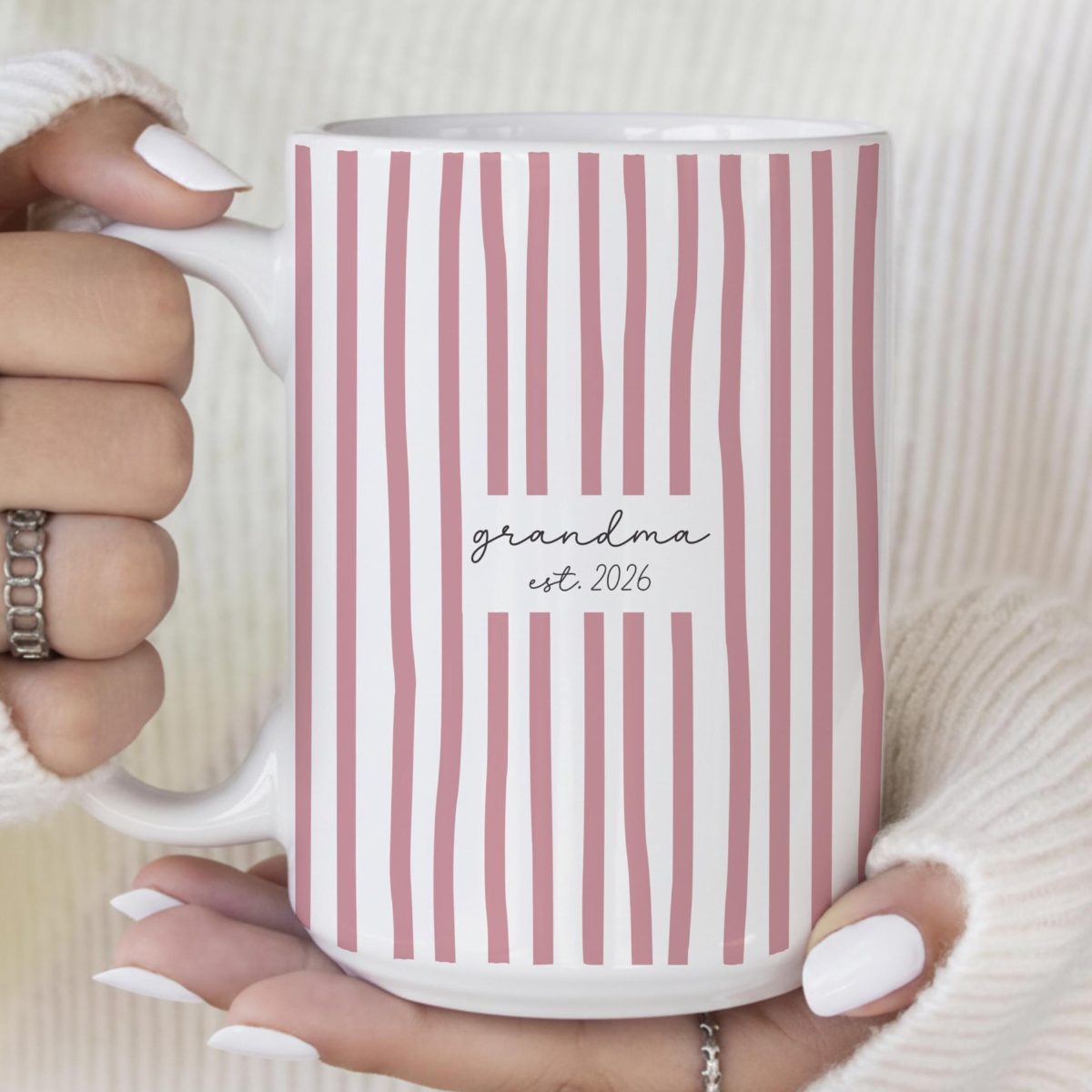 First Time Grandma Coffee Mug, First Mothers day gift for grandma from grandkids, Custom Pregnancy Announcement Gift New Grandparents Mug 6a194ce9-31ba-45ce-b470-27dd85abc307-5.png