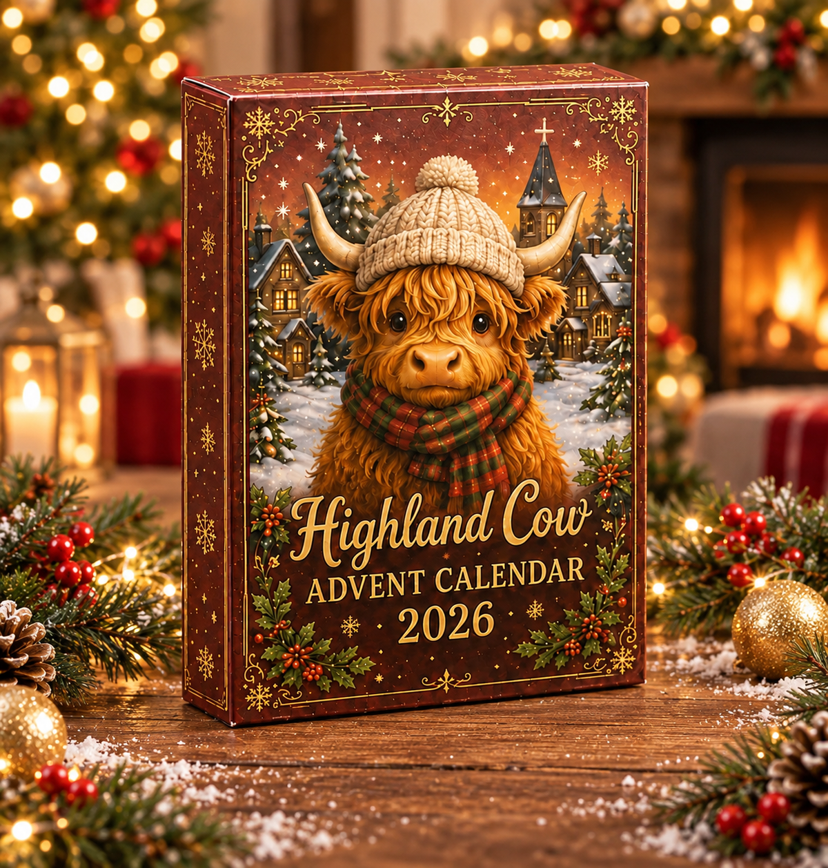 2026 Highland Cow Advent Calendar, 24 Christmas Acrylic Charms, Farmhouse Holiday Decor 6a2f68e3-e602-482e-8814-4191af7283bd-4.png