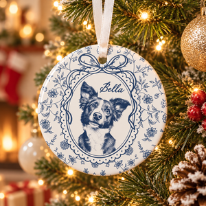 Custom Pet Portrait Ornament: Floral Dog Photo Christmas Ornament 2026, Pet Photo Christmas Decor, Dog Mom Gift, Dog Memorial Gift 6a40f8a3-a518-4fee-9e2d-3a4b71701748-836f1135-25f9-4b11-a48c-4c0feb02407b.png