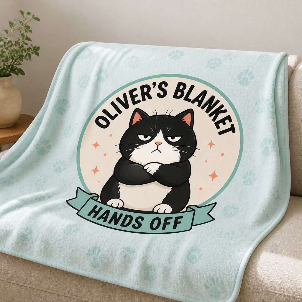 Personalized Cat Blanket — Hands Off (Grumpy Cat Edition) - Personalized Blanket 6a55f439-5df1-4fed-9ee6-1efc7ea428ce.jpg