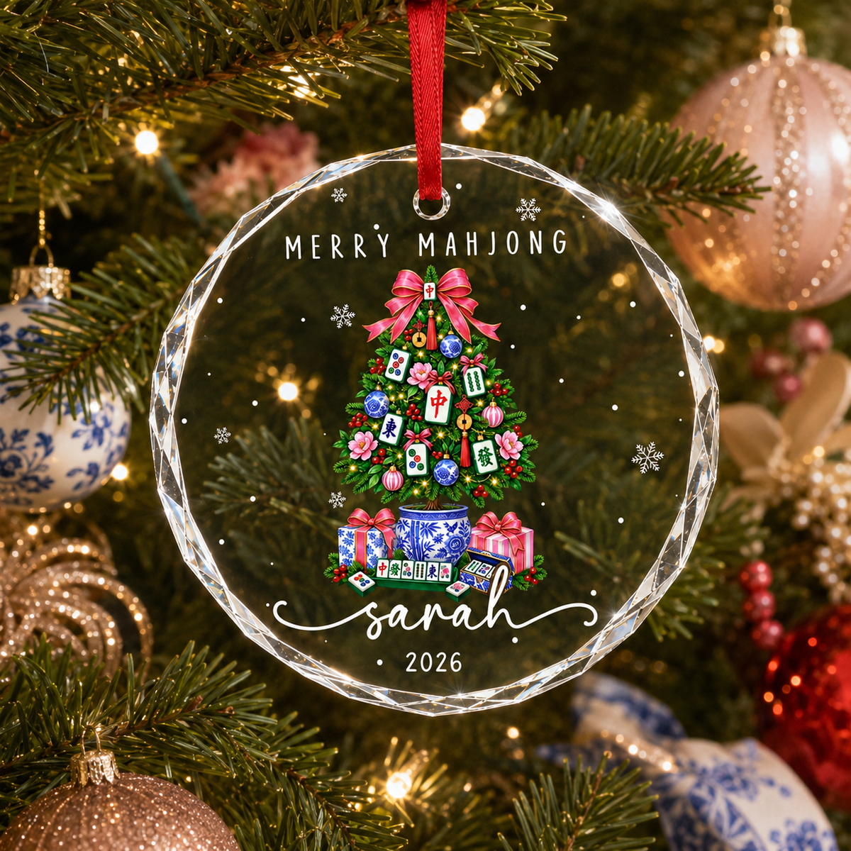 Custom Mahjong Ornament, Funny Mahjong Group Gift, Christmas Gift For Mahjong Club 2026, Merry Mahjong Chinoiserie, Mahjong Lover Gift 2026 6a5ed82a-99a5-4ab6-83fb-c16e4bc47797-1.png