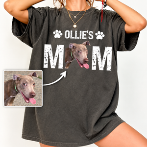 Personalized Pet Mom Shirt, Custom Dog Or Cat Photo T-Shirt With Pet Name, Funny Fur Mama Tee, Custom Pet Portrait Gift For Hers 6a637b50-7df9-45dc-92a9-ef5683a819d0-1.png